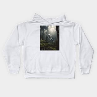 Astronaut in the Rainforest: A Surreal Exploration Kids Hoodie